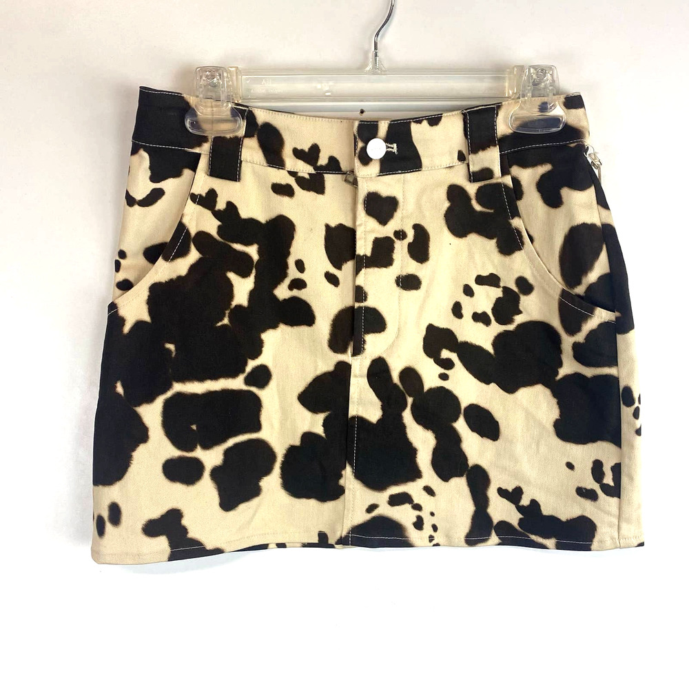 Capulet Carissa Mini Skirt Cow Printed